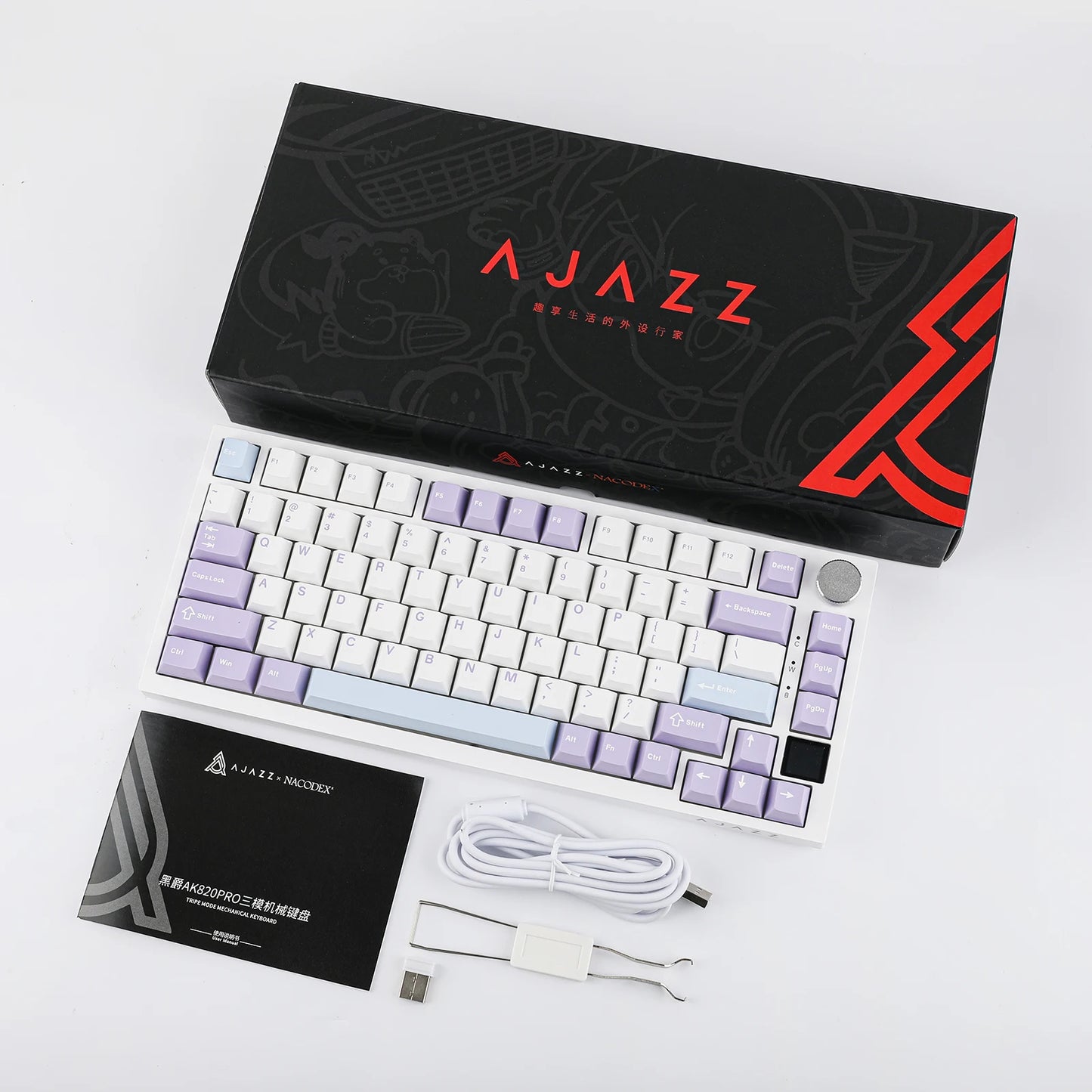 Ajazz AK820 Pro 75% Bluetooth