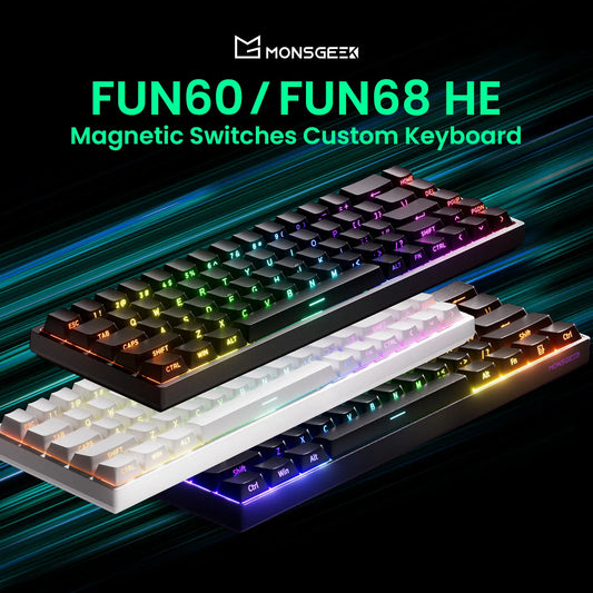 Akko MonsGeek FUN68 FUN60 PRO&MAX  HE Magnetic Keyboard 60% 65%