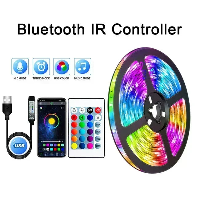 RGB LED Strip Light Remote App Control