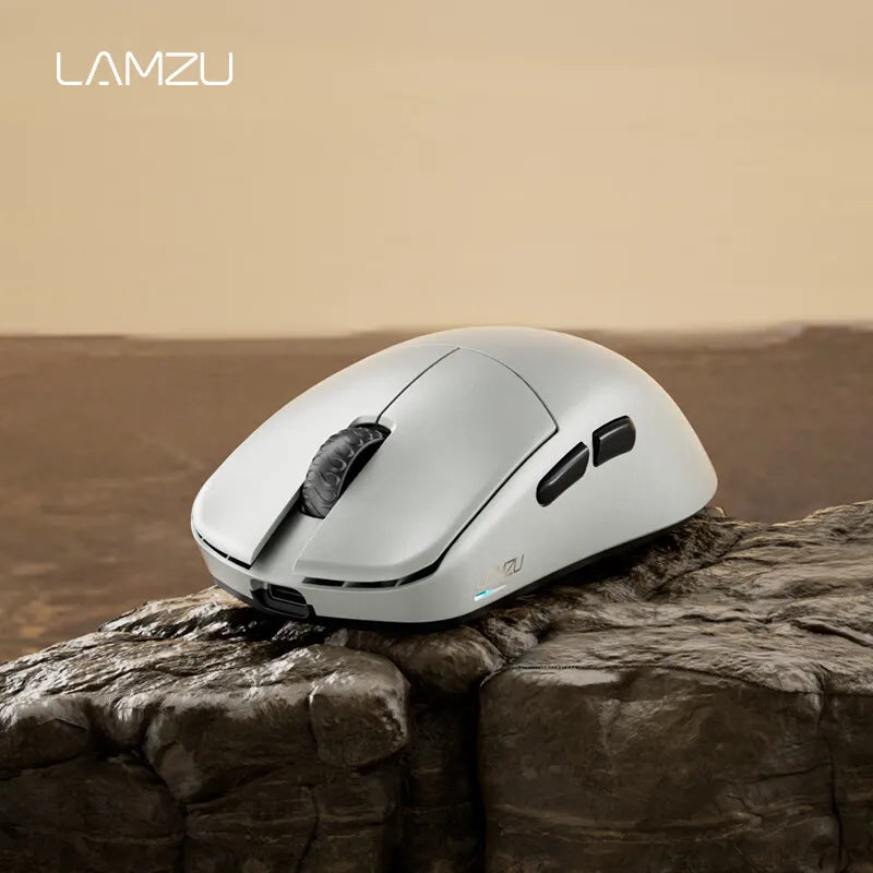 LAMZU Maya X Wirless Gaming Mouse 47g Lightweight Pixart 3950 Nordic 52840 Low Latency E-sports Mouse With 8K Receiver PC Custom
