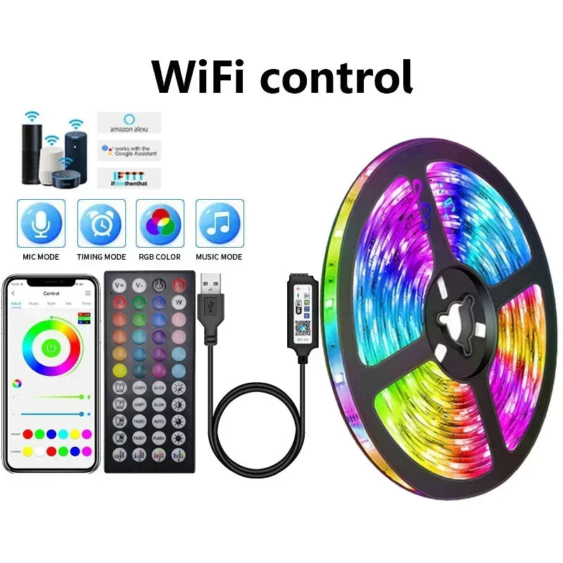 RGB LED Strip Light Remote App Control