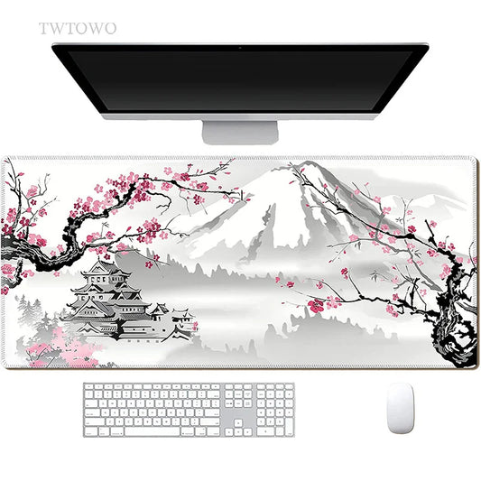 Sakura Japanese Cherry Blossom Mouse Pad Gaming