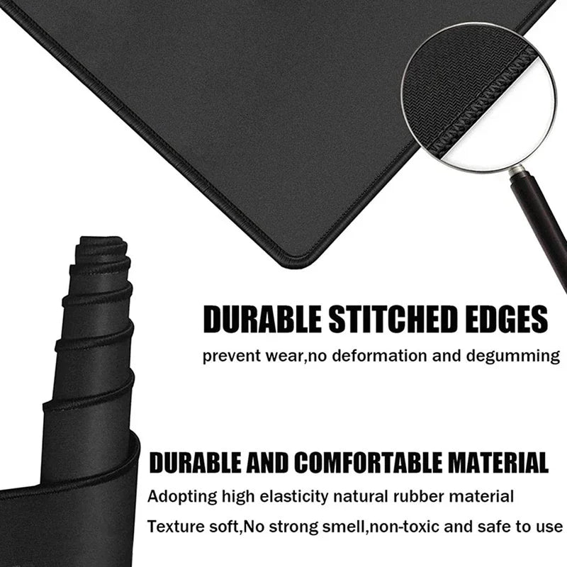 Black And White Gamer Mouse Pad