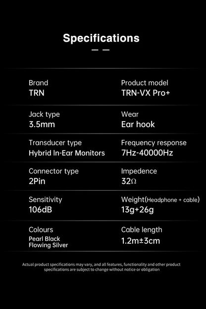 TRN VX PRO+