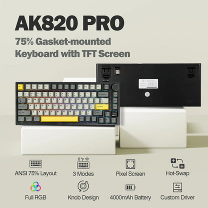 Ajazz AK820 Pro 75% Bluetooth