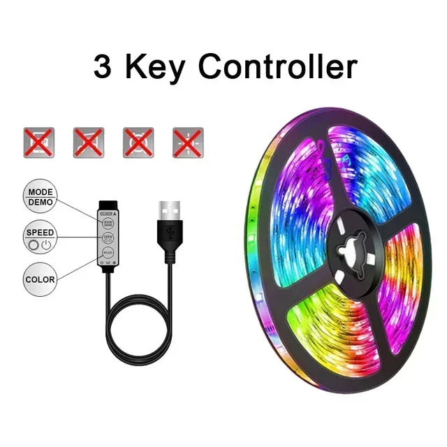 RGB LED Strip Light Remote App Control