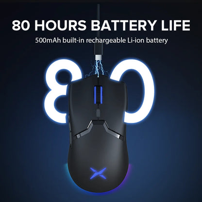 Delux M800 PAW3395 Wireless Gaming Mouse