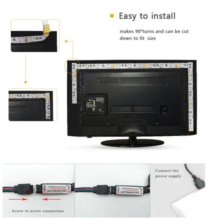 RGB LED Strip Light Remote App Control