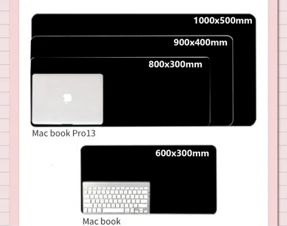 Black And White Gamer Mouse Pad