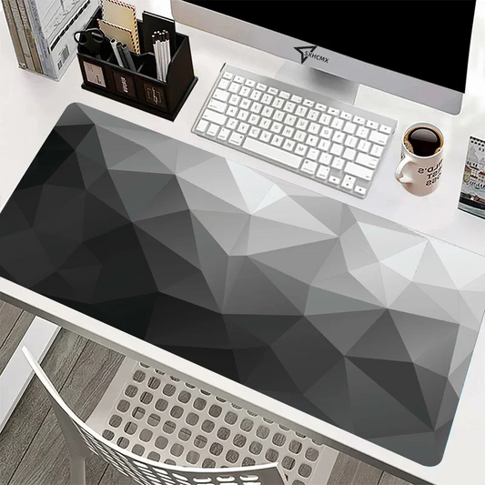 Black And White Gamer Mouse Pad
