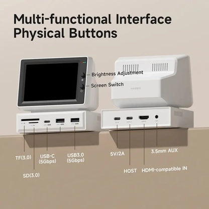 Hagibis 3.5inch IPS Mini Screen AIDA64 Mini PC