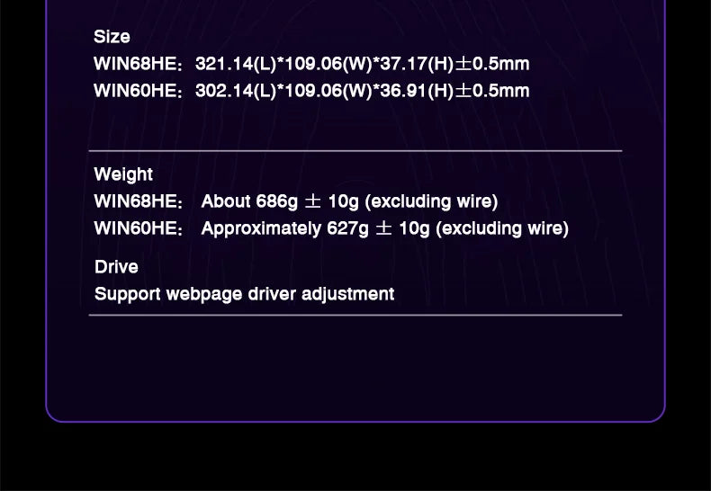 AULA WIN60 WIN68 Magnetic Switch