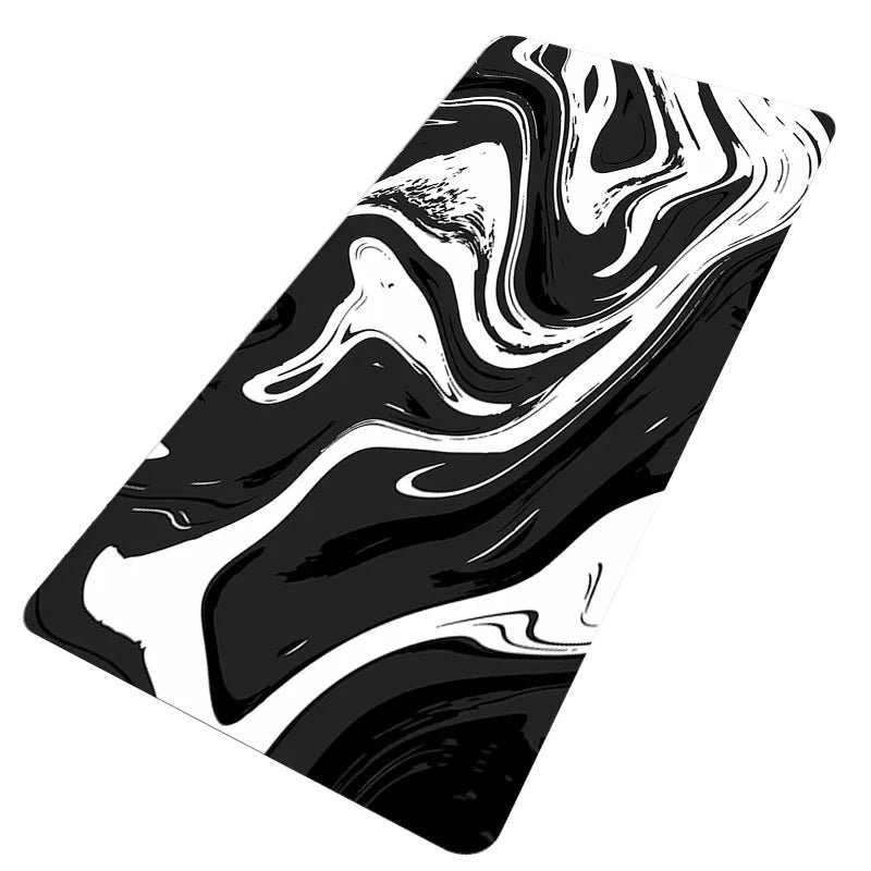 Black And White Gamer Mouse Pad