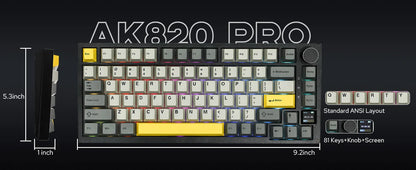 Ajazz AK820 Pro 75% Bluetooth
