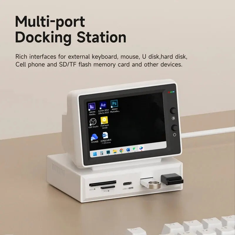 Hagibis 3.5inch IPS Mini Screen AIDA64 Mini PC