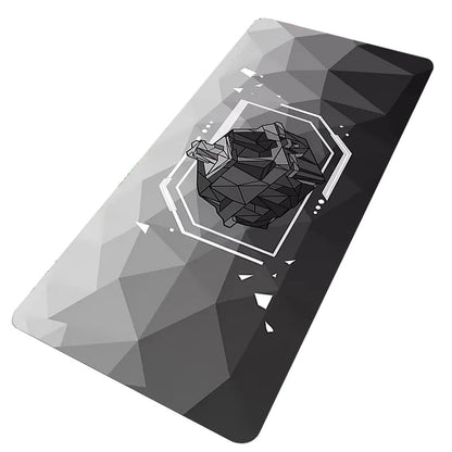 Black And White Gamer Mouse Pad
