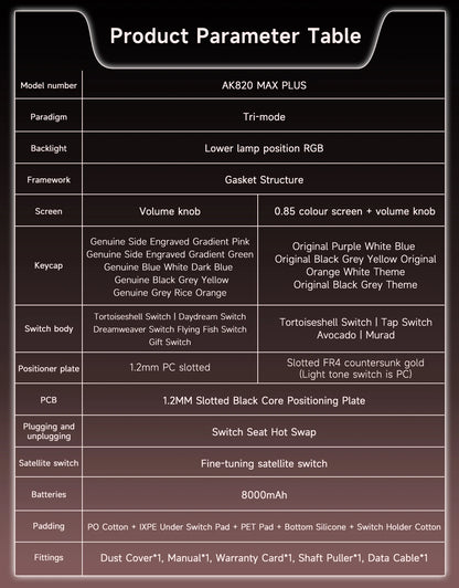 AJAZZ AK820 MAX PLUS